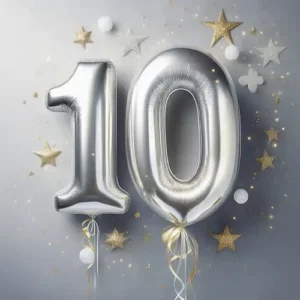 10 Years of JB Beauty Salon - silver