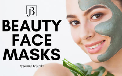 Beauty face masks in the skincare