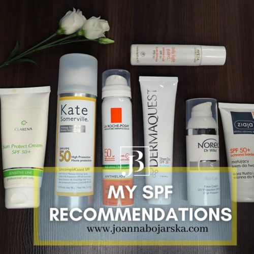 SPF recommendations - Sun protection - Blog - Joanna Bojarska - Beauty Expert